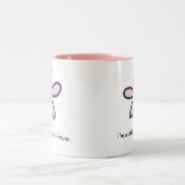 Tasse 2 Couleurs Petite fleur sensible (Centre)