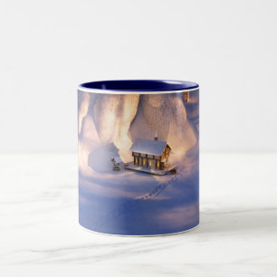 Tasse 2 Couleurs Petite maison dans la boule de neige