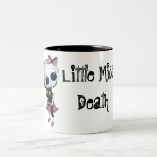 Tasse 2 Couleurs Petite Mlle Death avec le chat noir
