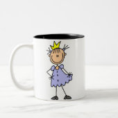 Tasse 2 Couleurs Petite princesse With Crown (Gauche)