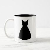 Tasse 2 Couleurs "Petite robe noire" (Gauche)