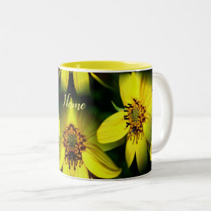 Tasse 2 Couleurs Petite tournesol personnalisé