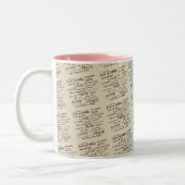 Tasse 2 Couleurs Petites Affirmations positives et citations de vie (Gauche)
