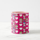 Tasse 2 Couleurs Petites filles Unicorn Pony (Centre)