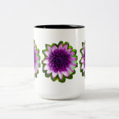 Tasse 2 Couleurs Petites fleurs violettes (Centre)