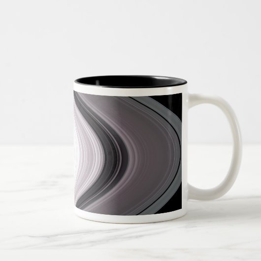 Tasse 2 Couleurs Petites particules dans SaturnĂ`s bagues (Droit)