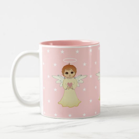Tasse 2 Couleurs Petits anges doux (Gauche)