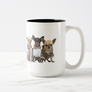 Tasse 2 Couleurs Petits chiwawas mignons