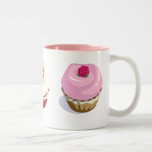 Tasse 2 Couleurs Petits gâteaux (Droit)