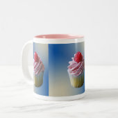 Tasse 2 Couleurs Petits gâteaux de framboise (Devant gauche)