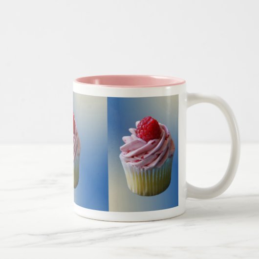 Tasse 2 Couleurs Petits gâteaux de framboise (Droit)