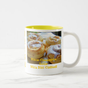 Tasse 2 Couleurs Petits pains et café de cannelle