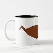 Tasse 2 Couleurs Petroglyphes australiens Oeuf et Oiseaux (Gauche)