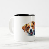 Tasse 2 Couleurs pets and dog (Devant gauche)