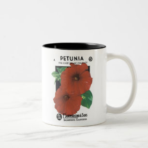 Tasse 2 Couleurs Petunia Fire Chief Nwarf Seed Packet, F. Lagomarsi