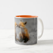 Tasse 2 Couleurs Peu d'amour de Fox (Devant droit)