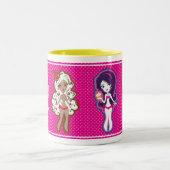 Tasse 2 Couleurs Peu de filles de sucrerie (Centre)