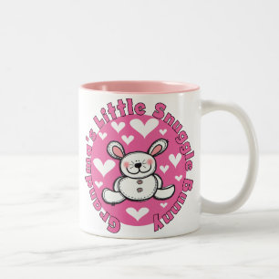 Tasse 2 Couleurs Peu de lapin du câlin de la grand-maman
