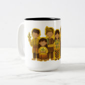 Tasse 2 Couleurs Peuple Bunian/Sebabah (Devant gauche)