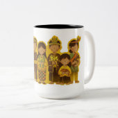 Tasse 2 Couleurs Peuple Bunian/Sebabah (Devant droit)