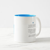 Tasse 2 Couleurs Peuple Français Québec Samuel Champlain citation (Devant droit)