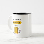 Tasse 2 Couleurs Peut contenir de l'alcool (Devant gauche)