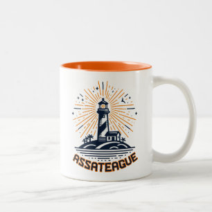 Tasse 2 Couleurs Phare d'Assateague Virginie Lever du soleil