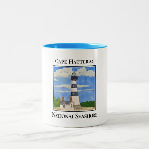 Tasse 2 Couleurs Phare de Cape Hatteras, National Seashore