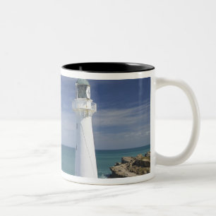 Tasse 2 Couleurs Phare de Castle Point, Castlepoint, Wairarapa,
