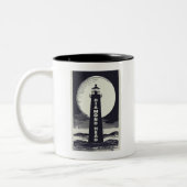 Tasse 2 Couleurs Phare de Diamond Head Hawaii Moon (Gauche)