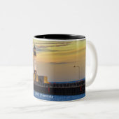 Tasse 2 Couleurs Phare de Duluth, Minnesota (Devant droit)