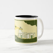 Tasse 2 Couleurs Phare de Duncansby Head (Devant droit)