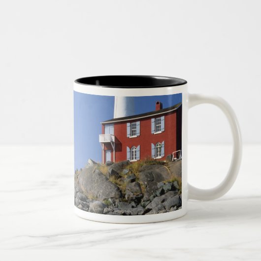 Tasse 2 Couleurs Phare de Fisgard dans le Fort Rodd Hill (Droit)