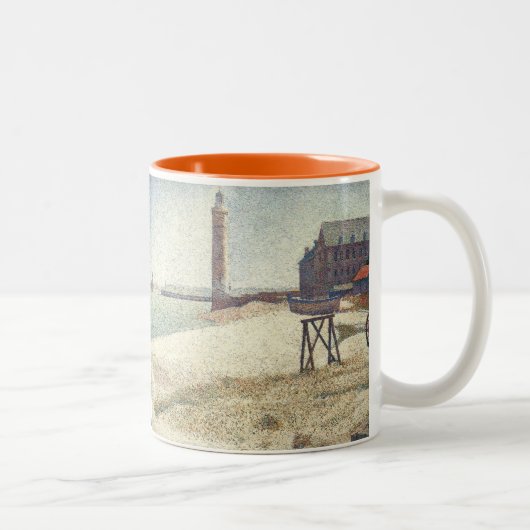 Tasse 2 Couleurs Phare de Honfleur (Droit)