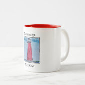 Tasse 2 Couleurs Phare de Manistique East Breakwater (Devant droit)