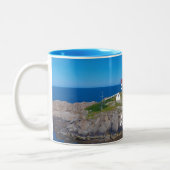 Tasse 2 Couleurs Phare de Nubble Maine (Gauche)