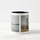 Tasse 2 Couleurs Phare de Squirrel Point (Centre)
