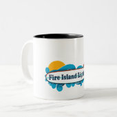 Tasse 2 Couleurs Phare d'île du feu (Devant gauche)