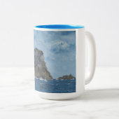 Tasse 2 Couleurs Phare Fastnet, Irlande, mer d'Irlande, (Devant droit)