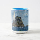 Tasse 2 Couleurs Phare Fastnet, Irlande, Mer d'Irlande, Plaque (Centre)