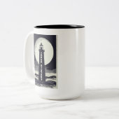 Tasse 2 Couleurs Phare Trois Soeurs Massachusetts Lune (Devant gauche)