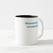 Tasse 2 Couleurs Pharmacien drôle (Devant droit)
