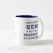 Tasse 2 Couleurs Pharmacien Humour nouveauté (Devant droit)