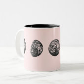 Tasse 2 Couleurs Phases de la lune (Devant gauche)