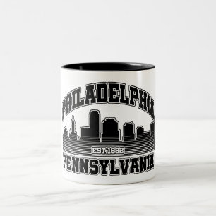 Tasse 2 Couleurs Philadelphie, Pennsylvanie