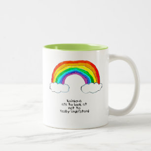 Tasse 2 Couleurs Philosophie arc-en-ciel