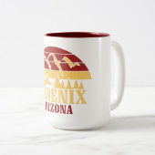 Tasse 2 Couleurs Phoenix Arizona (Devant droit)