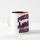Tasse 2 Couleurs Phoenix, Arizona (Devant gauche)