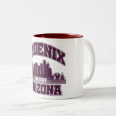 Tasse 2 Couleurs Phoenix, Arizona (Devant droit)