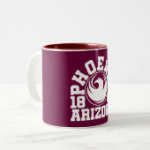 Tasse 2 Couleurs Phoenix, Arizona (Devant gauche)